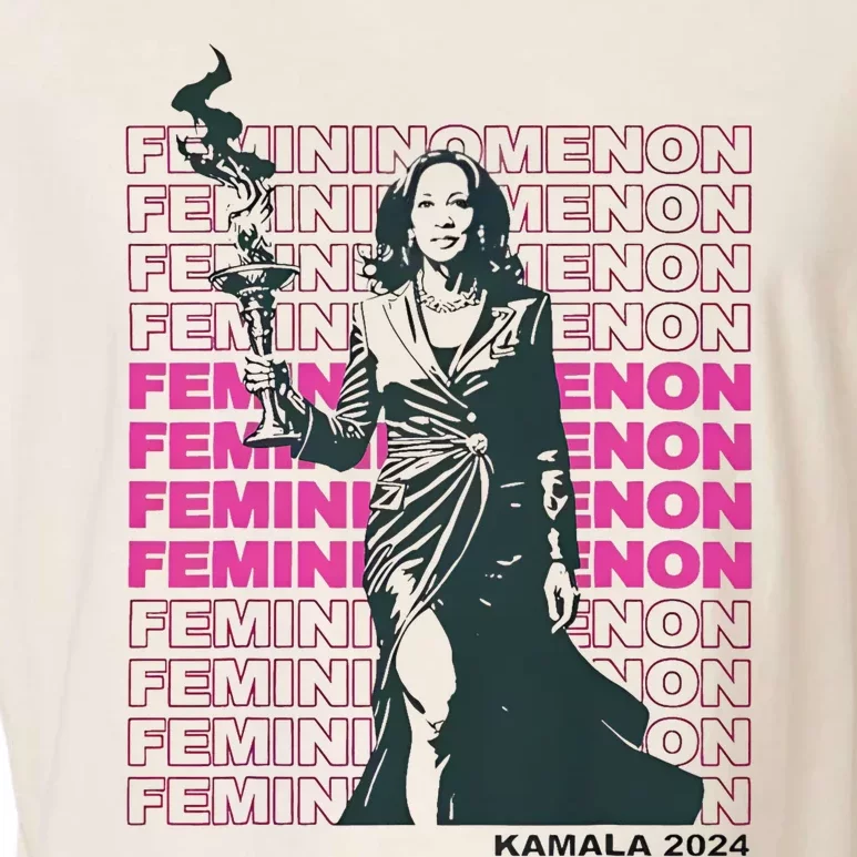 Femininomenon Kamala Harris 2024 Garment-Dyed Women's Muscle Tee