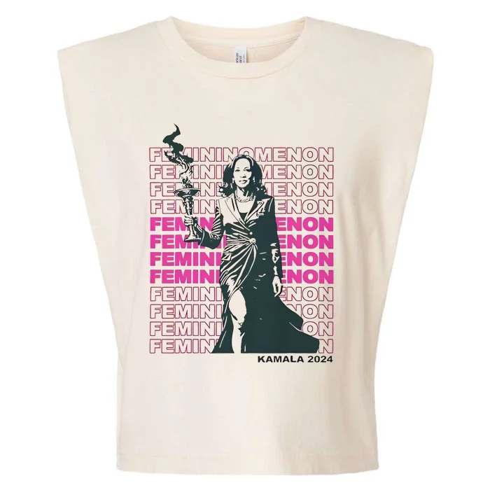 Femininomenon Kamala Harris 2024 Garment-Dyed Women's Muscle Tee