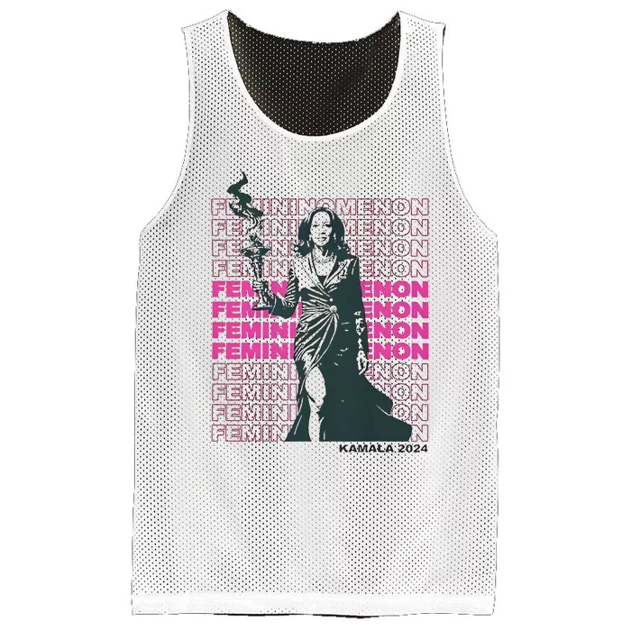 Femininomenon Kamala Harris 2024 Mesh Reversible Basketball Jersey Tank