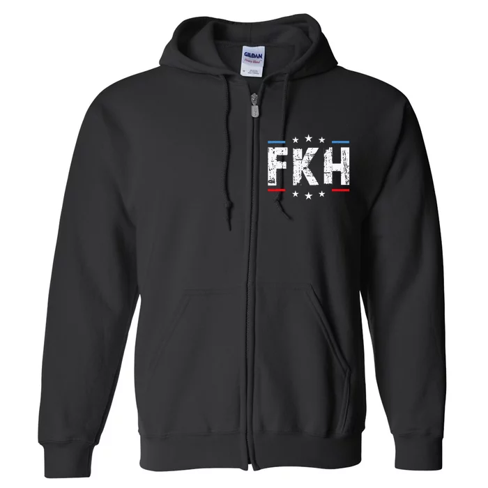 Foxtrot Kilo Hotel Fkh Funny Kamala Full Zip Hoodie