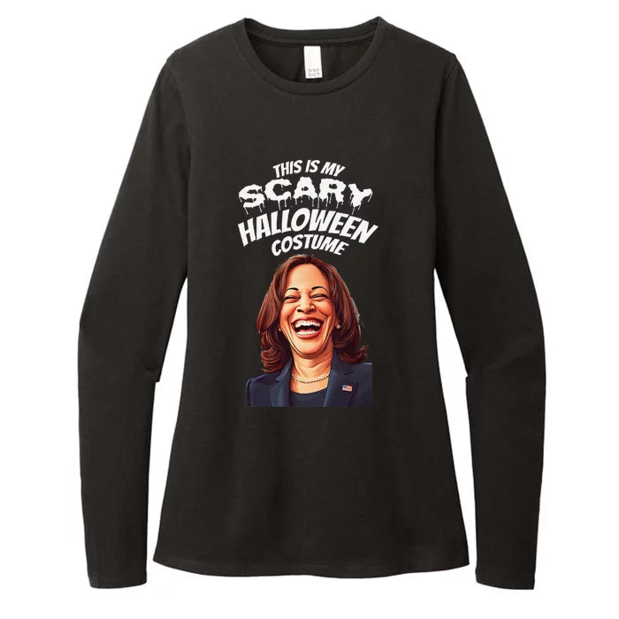 Funny Kamala Harris Scary Halloween Gag President Costume Womens CVC Long Sleeve Shirt