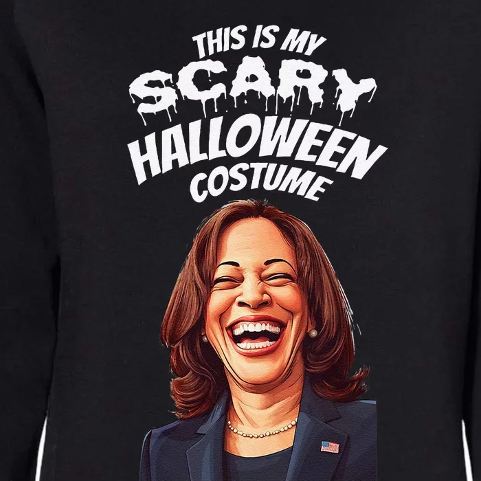 Funny Kamala Harris Scary Halloween Gag President Costume Womens California Wash Sweatshirt