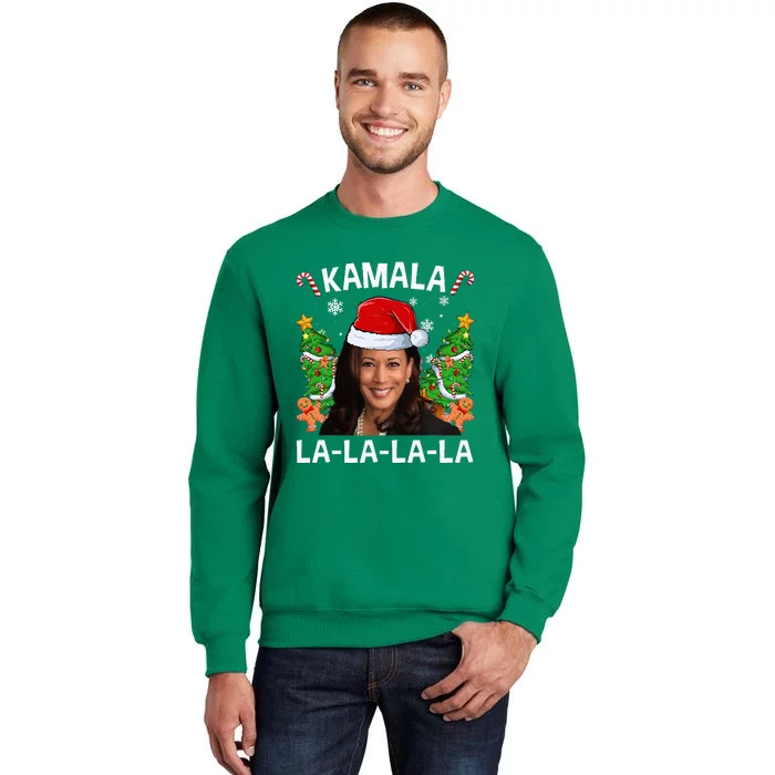 Funny Kamala Harris 2024 Christmas Comma La Sweatshirt