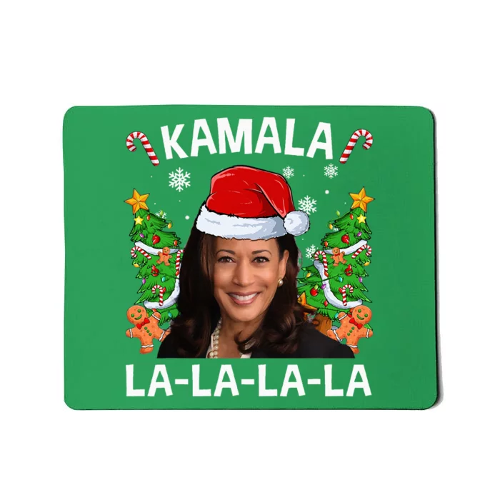 Funny Kamala Harris 2024 Christmas Comma La Mousepad