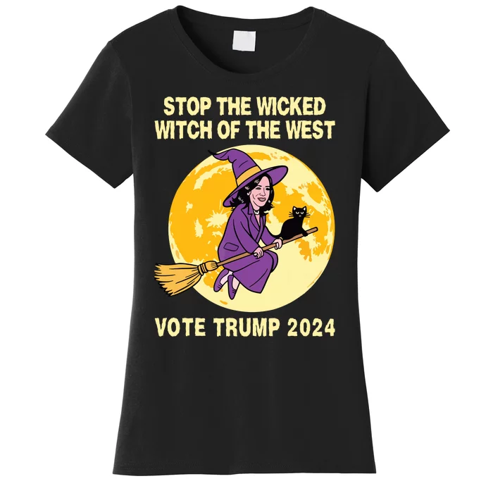 Funny Kamala Harris Stop The Wicked Witch Of The West Women's T-Shirt