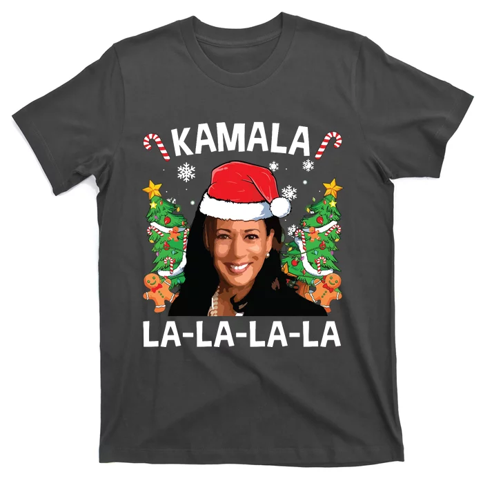 Funny Kamala Harris 2024 Christmas Comma La Xmas T-Shirt