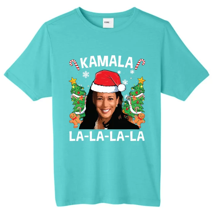 Funny Kamala Harris 2024 Christmas Comma La Xmas ChromaSoft Performance T-Shirt