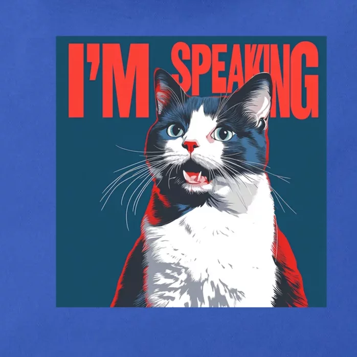 Funny Kamala Harris Saying IM Speaking Cat Great Gift Zip Tote Bag