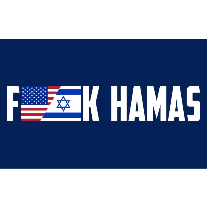 F K Hamas Pray For Israel Strong Usa And Israel Flag Bumper Sticker