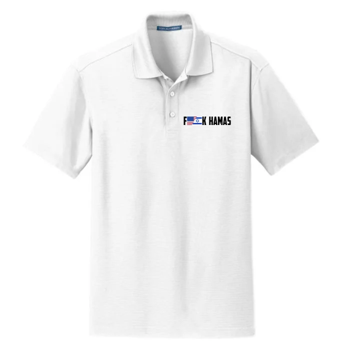 F K Hamas Pray For Israel Strong Usa And Israel Flag Dry Zone Grid Performance Polo