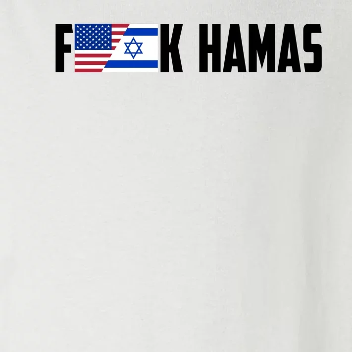 F K Hamas Pray For Israel Strong Usa And Israel Flag Toddler Long Sleeve Shirt