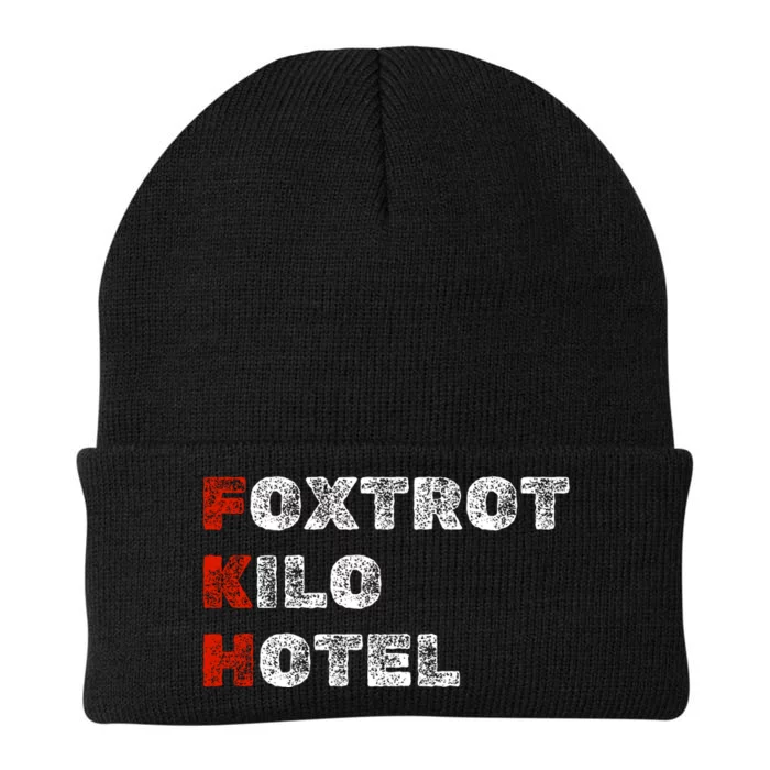 Foxtrot Kilo Hotel Fkh Knit Cap Winter Beanie