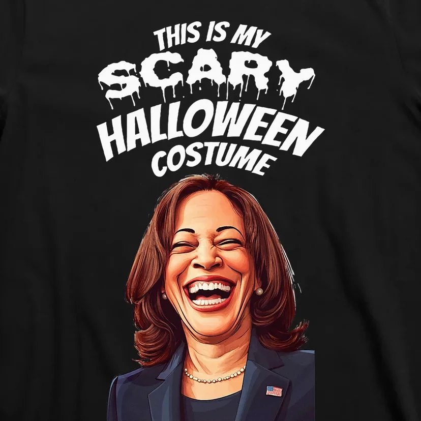 Funny Kamala Harris Scary Halloween Gag President Costume T-Shirt