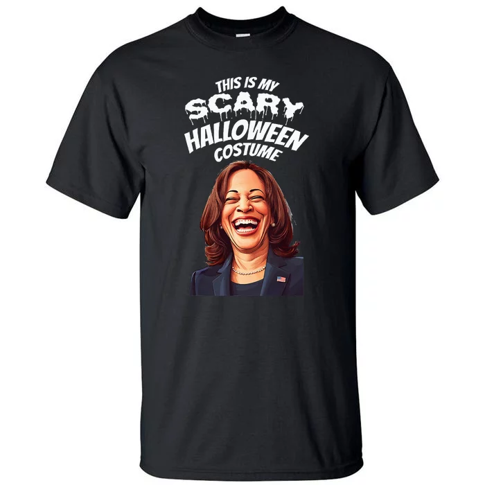 Funny Kamala Harris Scary Halloween Gag President Costume Tall T-Shirt