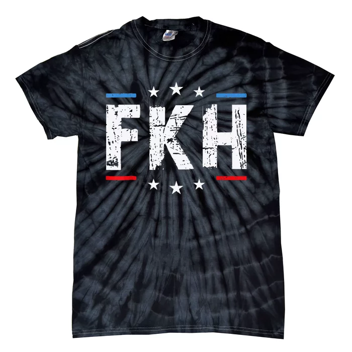 Foxtrot Kilo Hotel Fkh Funny Kamala Tie-Dye T-Shirt