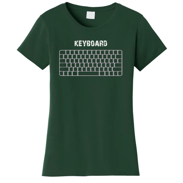 Familiar Keyboard Image In TodayS Life Women's T-Shirt