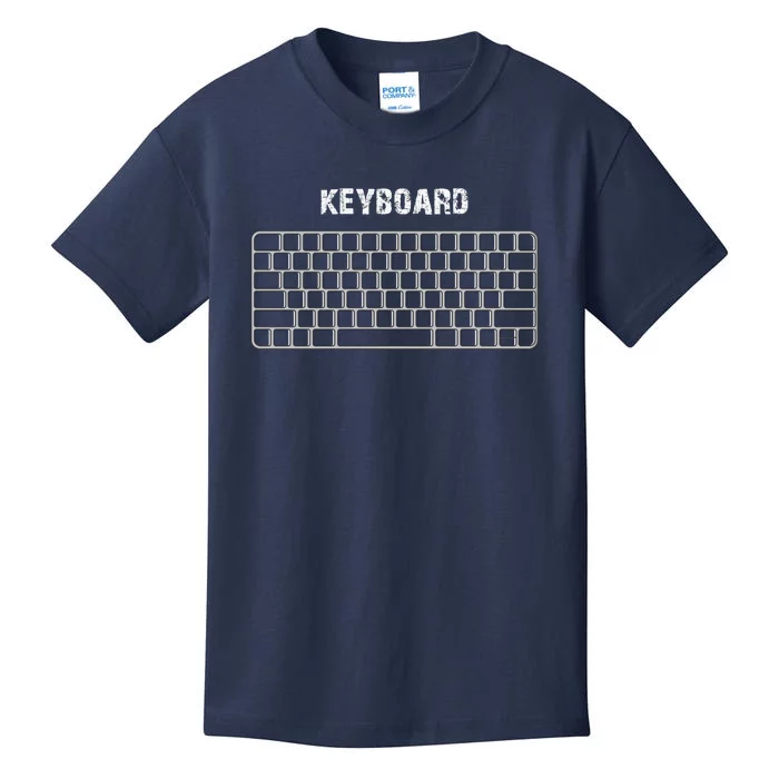 Familiar Keyboard Image In TodayS Life Kids T-Shirt