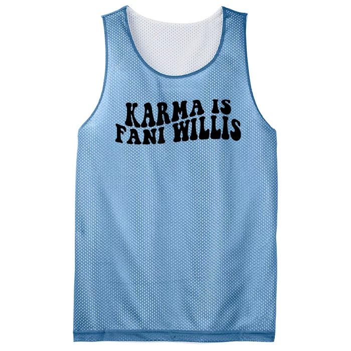 Funny Karma Is Fani Willis Mesh Reversible Basketball Jersey Tank