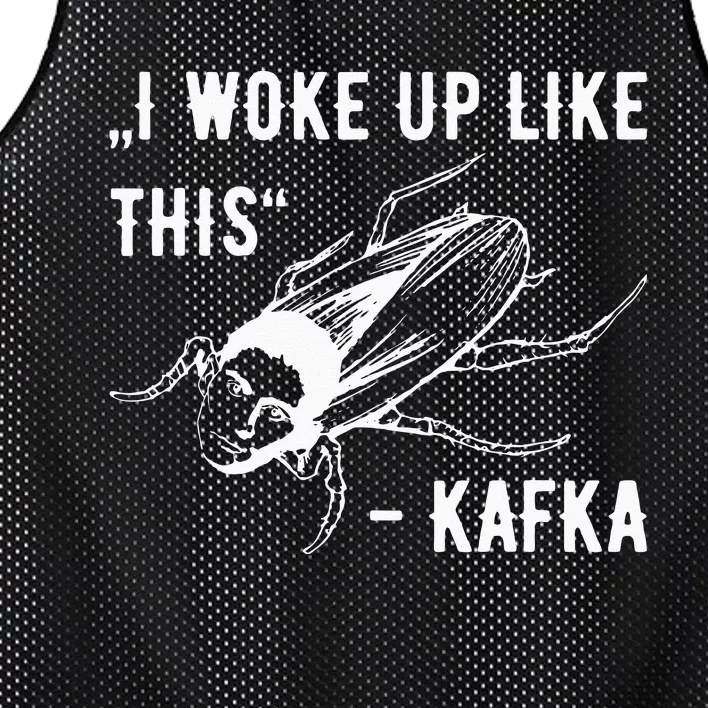 Franz Kafka I Woke Up Like This Vermin Transformation Mesh Reversible Basketball Jersey Tank