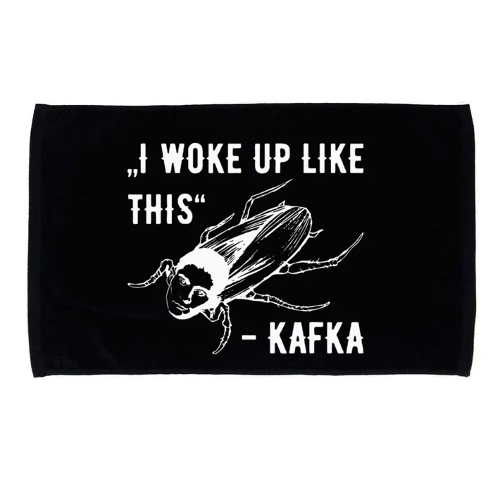 Franz Kafka I Woke Up Like This Vermin Transformation Microfiber Hand Towel