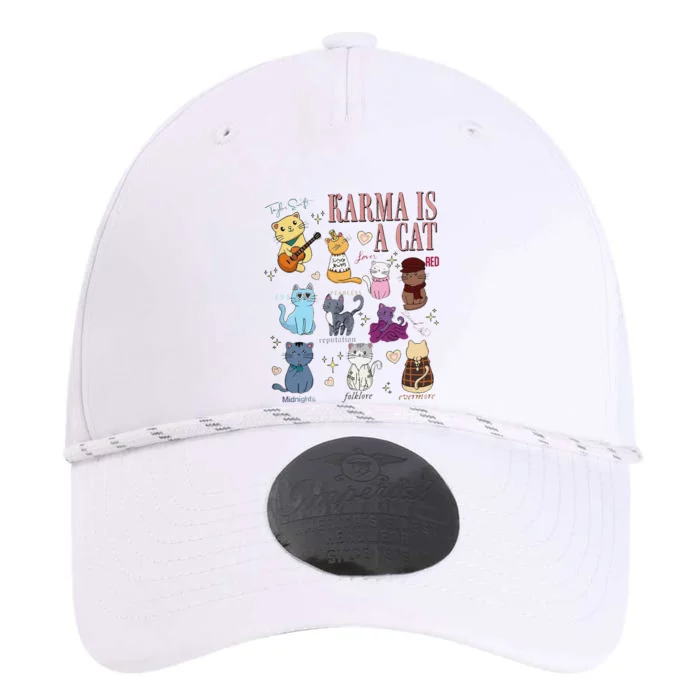 Funny Karma Is A Cat Funny Cat Music Concert Gift For Christmas Gifts Music Co Performance The Dyno Cap