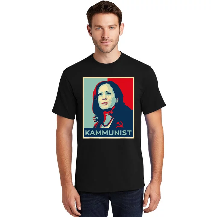 Funny Kammunist Kamala Harris 2024 Kamunism Communist Tall T-Shirt