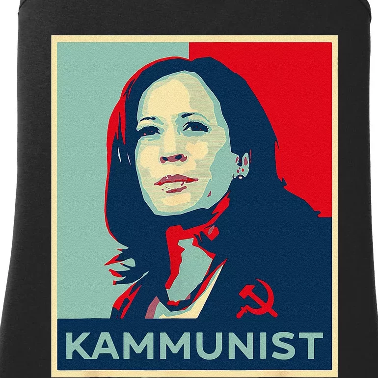 Funny Kammunist Kamala Harris 2024 Kamunism Communist Ladies Essential Tank