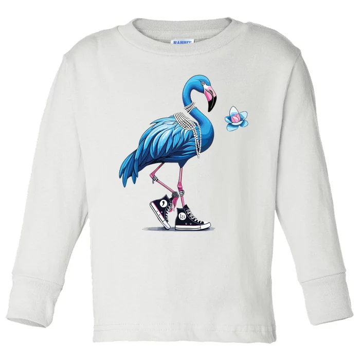 Flamingo Kamala Lotus Toddler Long Sleeve Shirt