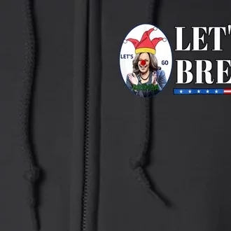 Funny Kamala Lets Go Brenda Laughin Harris Funny Political LetS Go Brenda Full Zip Hoodie