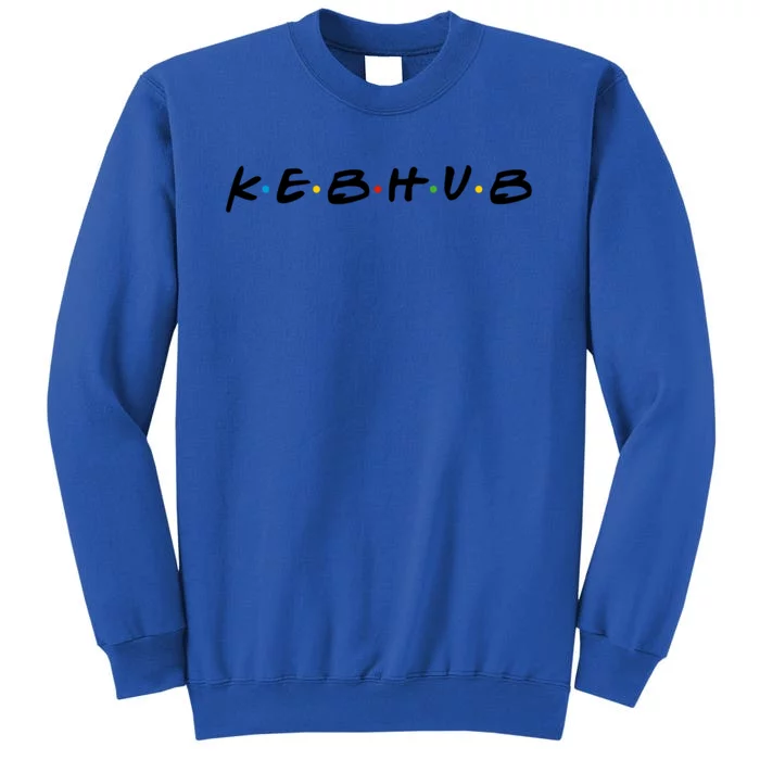 Funny Kebab Lover Keb Hub Sign Foodie Graphic Cute Gift Sweatshirt