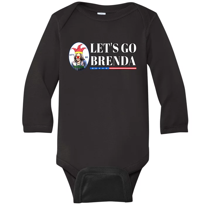 Funny Kamala Lets Go Brenda Laughin Harris Baby Long Sleeve Bodysuit