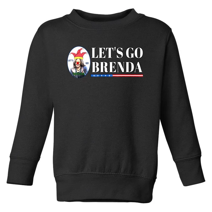 Funny Kamala Lets Go Brenda Laughin Harris Toddler Sweatshirt