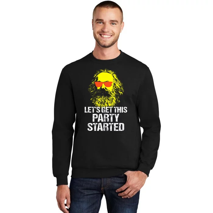 Funny Karl Marx Communist Party Sweatshirt