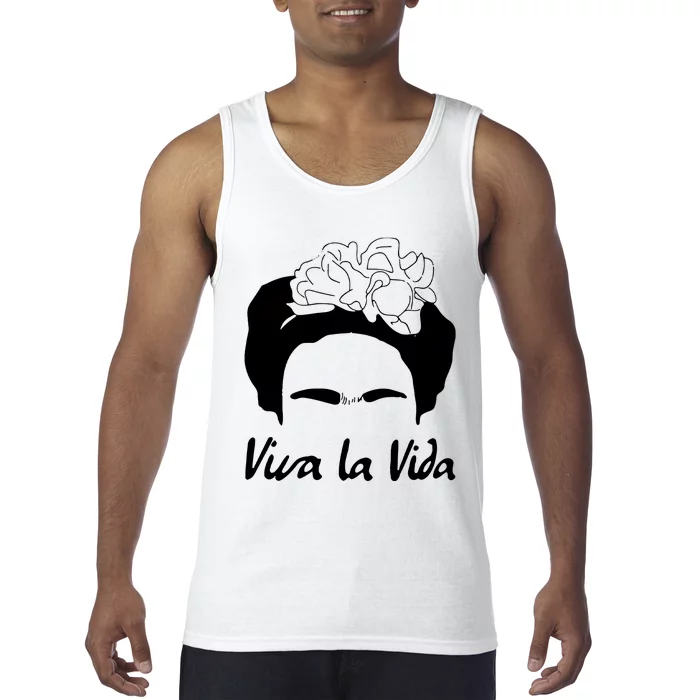 Frida Kahlo Mexico Artist Lover Viva La Vida Tank Top