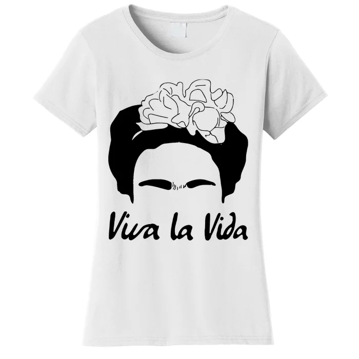 T-Shirt Frida Kahlo Artist Vida Lover Viva | Women\'s TeeShirtPalace La Mexico