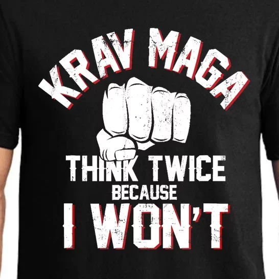 Funny Krav Maga Warrior Combat And Self Defense Gifts Pajama Set