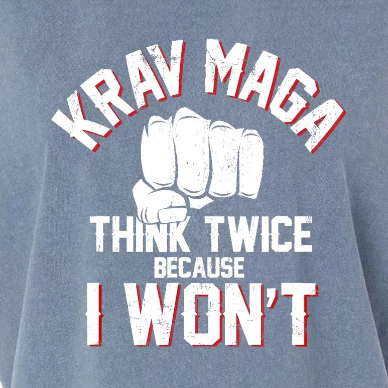 Funny Krav Maga Warrior Combat And Self Defense Gifts Garment-Dyed Women's Muscle Tee