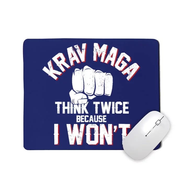 Funny Krav Maga Warrior Combat And Self Defense Gifts Mousepad