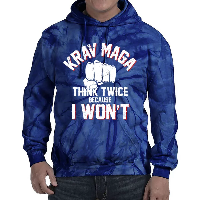 Funny Krav Maga Warrior Combat And Self Defense Gifts Tie Dye Hoodie