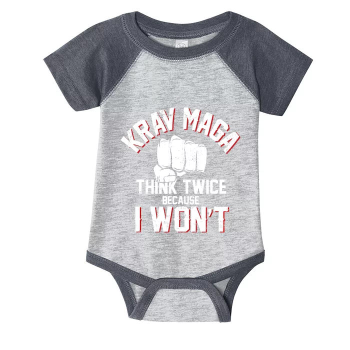 Funny Krav Maga Warrior Combat And Self Defense Gifts Infant Baby Jersey Bodysuit