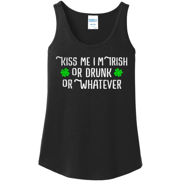 Funny Kiss Me Im Irish Ladies Essential Tank