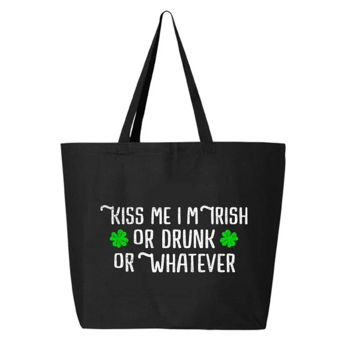 Funny Kiss Me Im Irish 25L Jumbo Tote