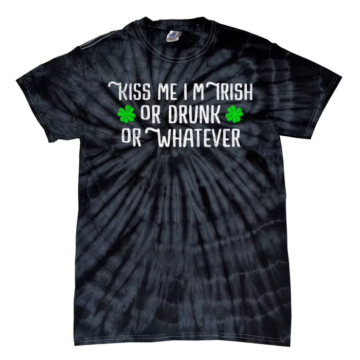 Funny Kiss Me Im Irish Tie-Dye T-Shirt