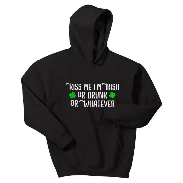 Funny Kiss Me Im Irish Kids Hoodie