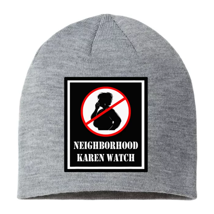 Funny Karen Neighborhood Karen Watch 8 1/2in Sustainable Knit Beanie