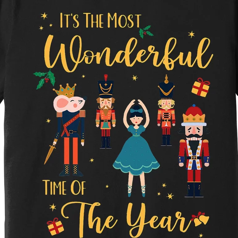 Fairytale Klara Nutcracker Figure Prince Ballet Christmas Premium T-Shirt