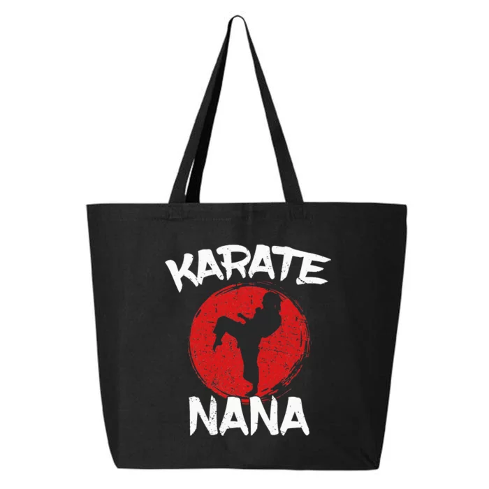 Funny Karate Nana Martial Arts Grandma Ponytail 25L Jumbo Tote