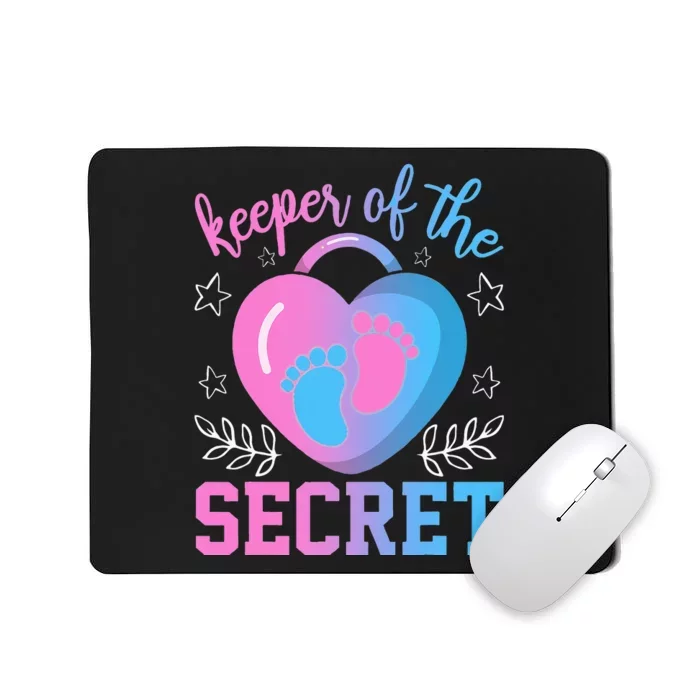 Funny Keeper of the Secret Baby Shower Gender Reveal Party Mousepad