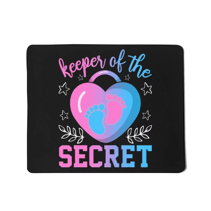 Funny Keeper of the Secret Baby Shower Gender Reveal Party Mousepad