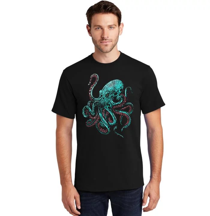 Funny Kraken Octopus Gift Tall T-Shirt